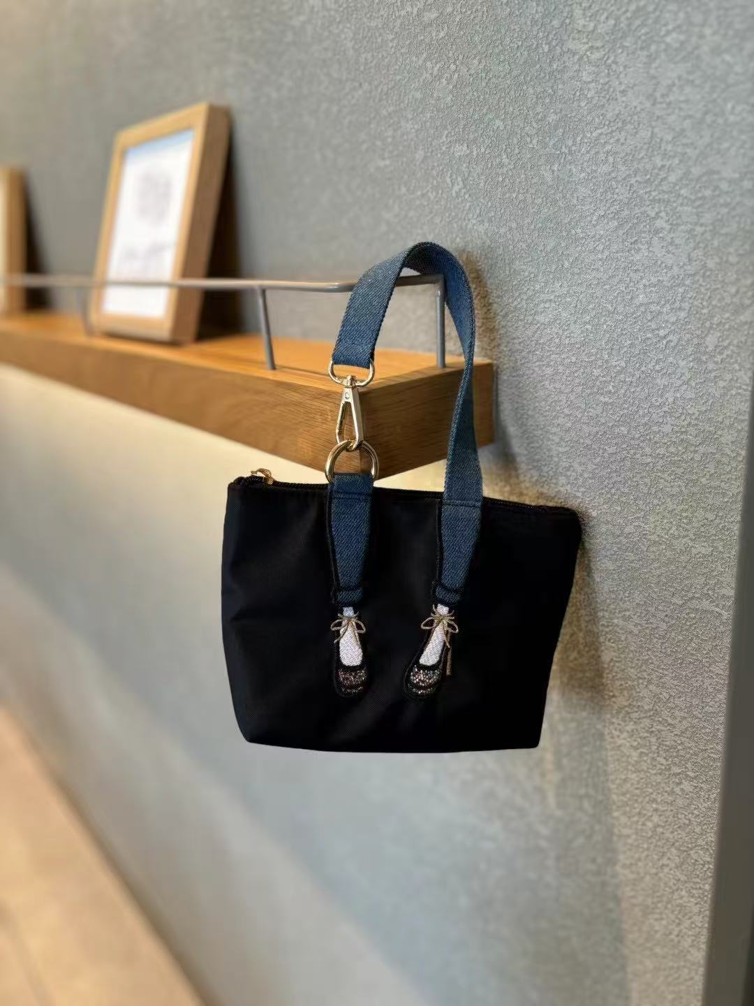 Women Bags With Wallet - Модная вышитая водонепроницаемая нейлоновая сумка-кошелек для