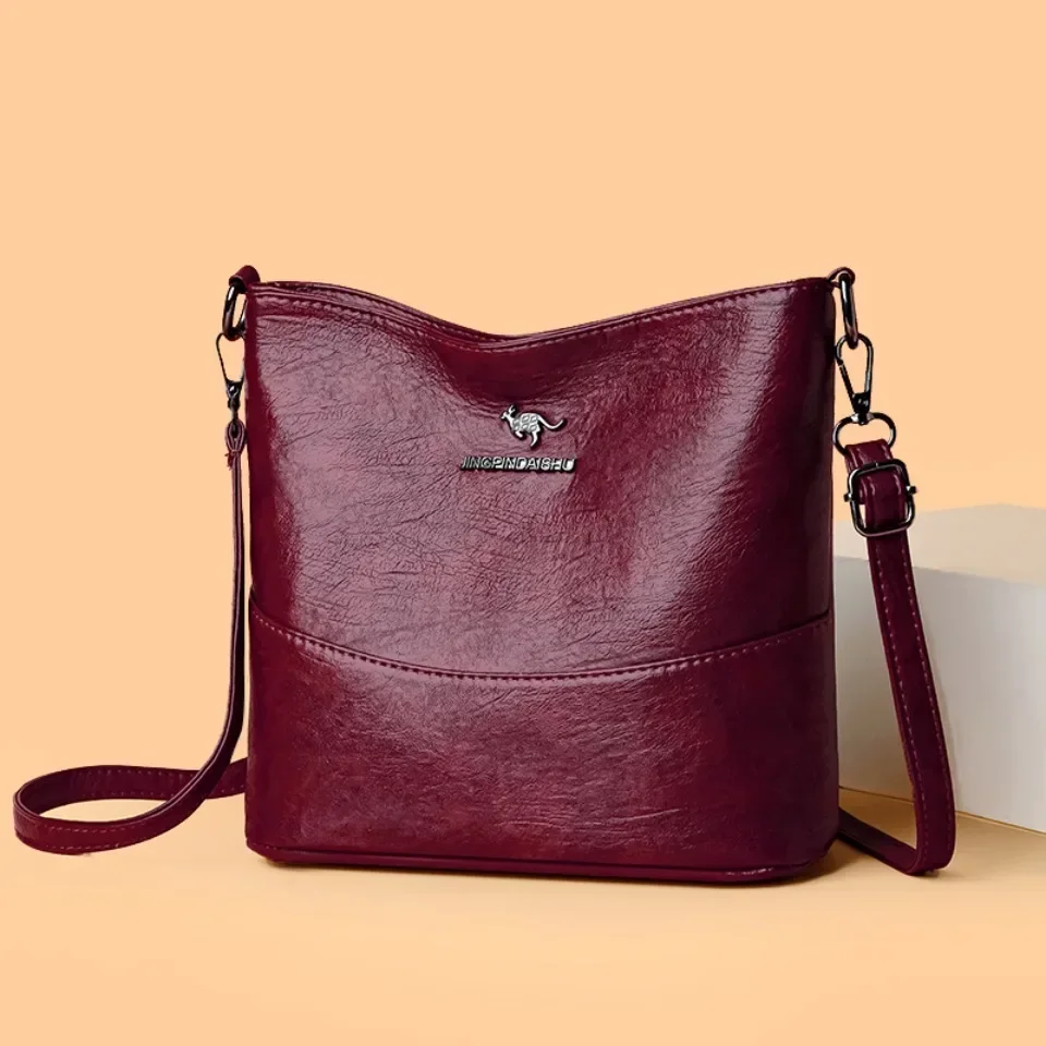 Women'S Kangaroo Bags - Мягкая женская сумка через плечо из