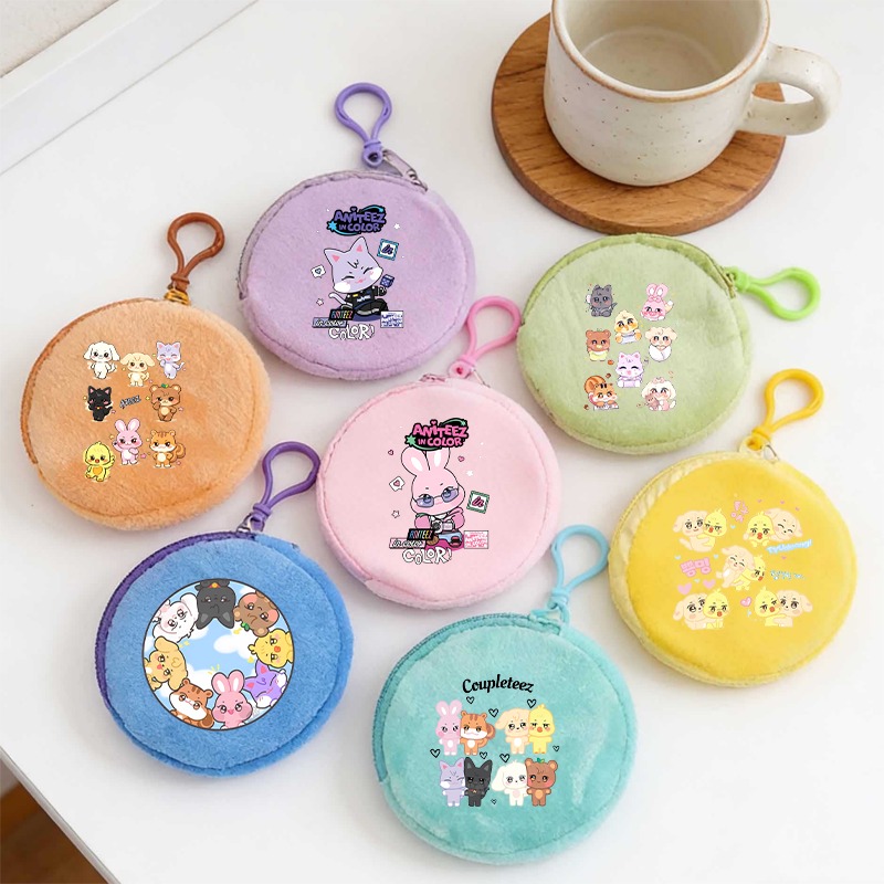 Women Bags With Wallet - Новые кошельки-брелоки Kpop ATEEZ Idol с