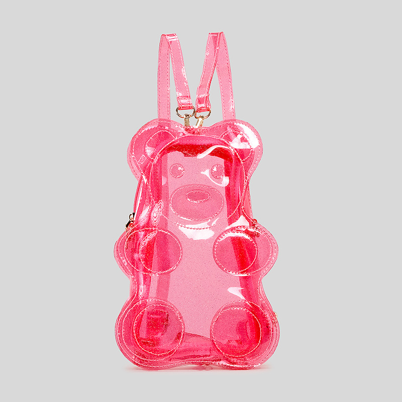 Jelly Bag Clear Pvc - Новинка, блестящий прозрачный женский мини-рюкзак в