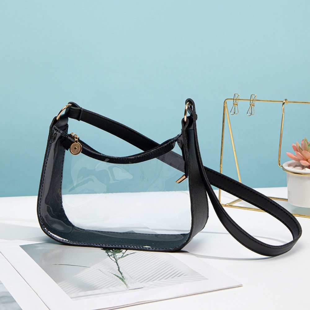 Jelly Bag Clear Pvc - Водонепроницаемая сумка-кроссбоди, портативная, большой вместимости, из