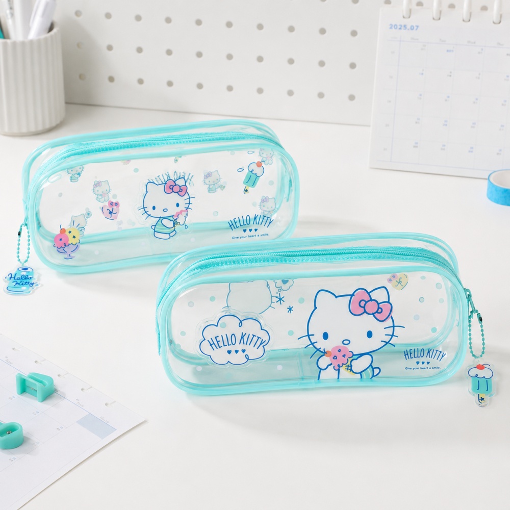 Jelly Bag Clear Pvc - Оригинальный пенал Hello Kitty Sanrio Jelly,