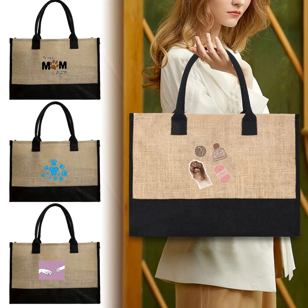 Women Bags Jute - Многоразовые водонепроницаемые джутовые сумки 2026: удобные,