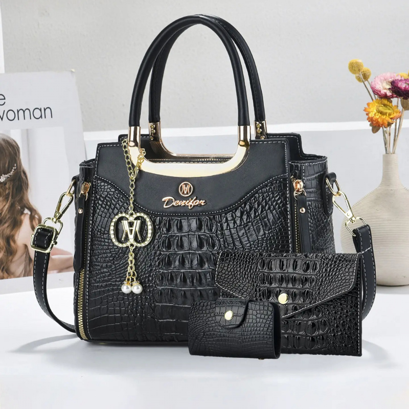 Women Bags Crossbody - Женский набор сумок с текстурой под