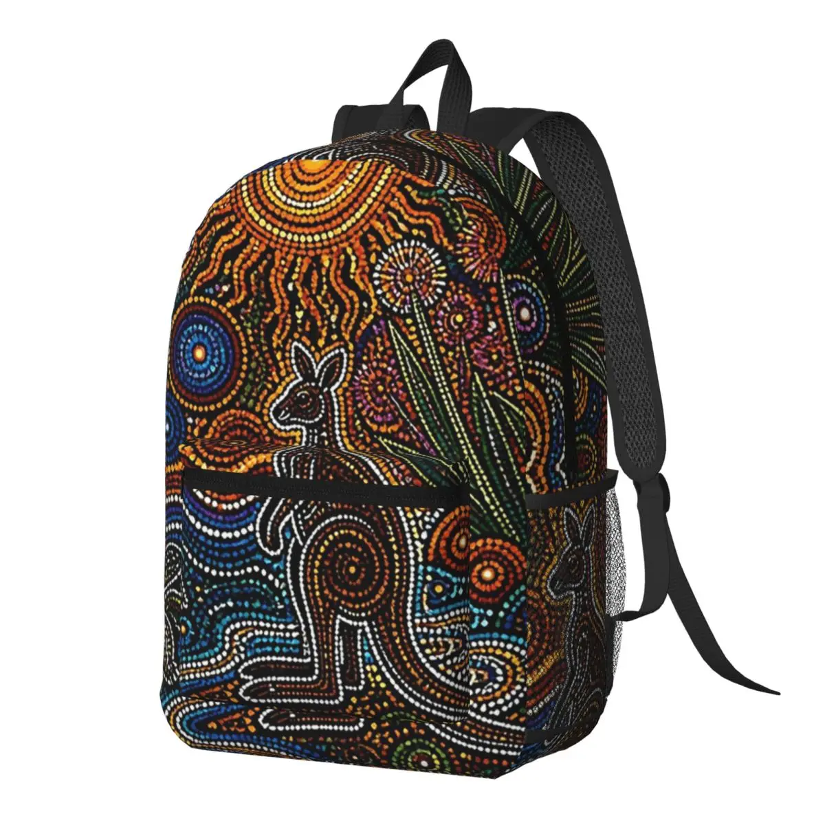Women'S Kangaroo Bags - Рюкзак Aboriginal Kangaroo Abstract Australian, вместительный,