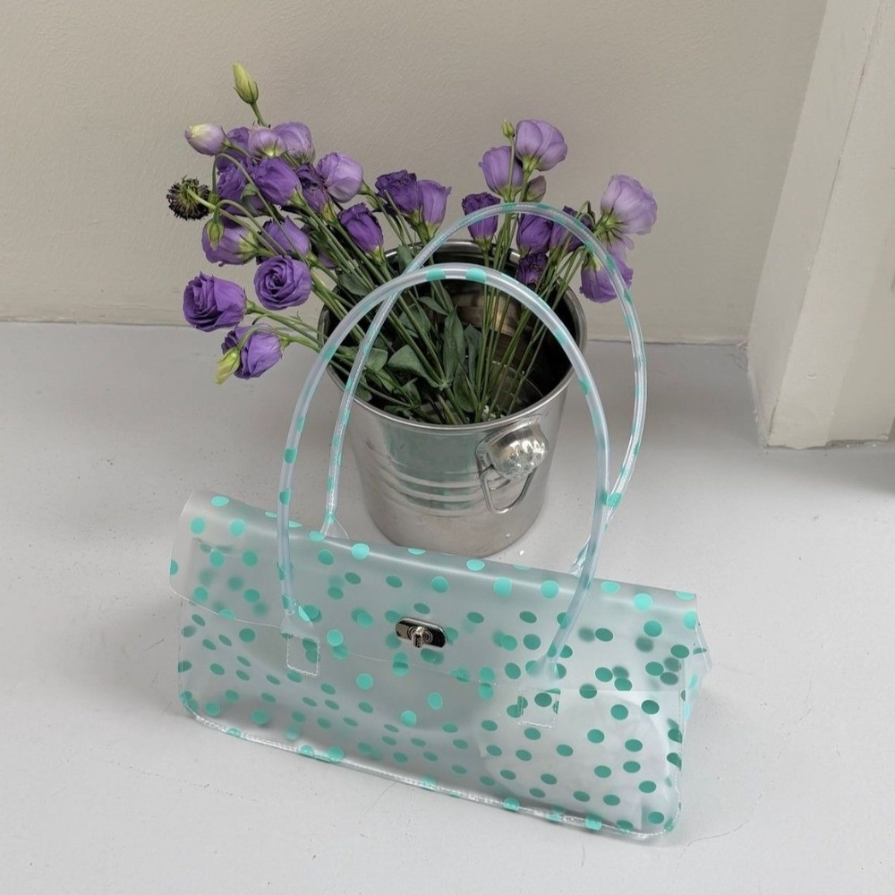 Jelly Bag Clear Pvc - Милая прозрачная сумка-тоут из ПВХ в