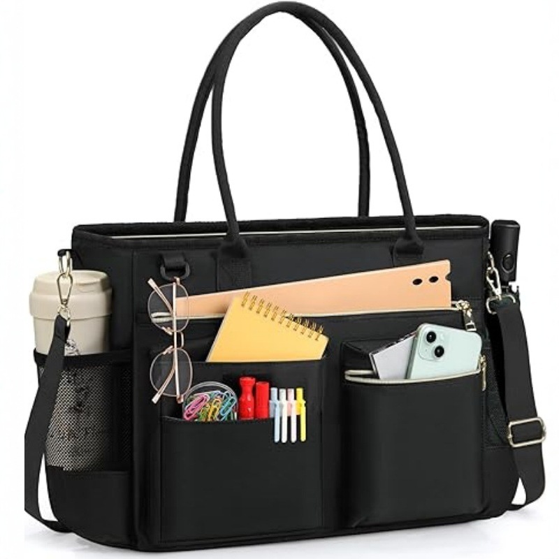 Women Bags With Laptop Compartment - Вместительная женская сумка-тоут для работы, отделение