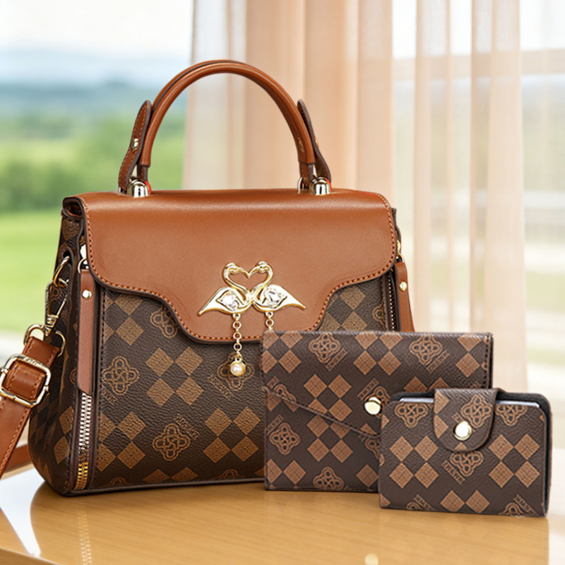 Women Bags Crossbody - Набор из 3 женских сумок, легкая