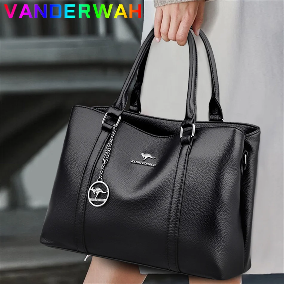 Women'S Kangaroo Bags - Женская сумка через плечо, мягкая кожаная