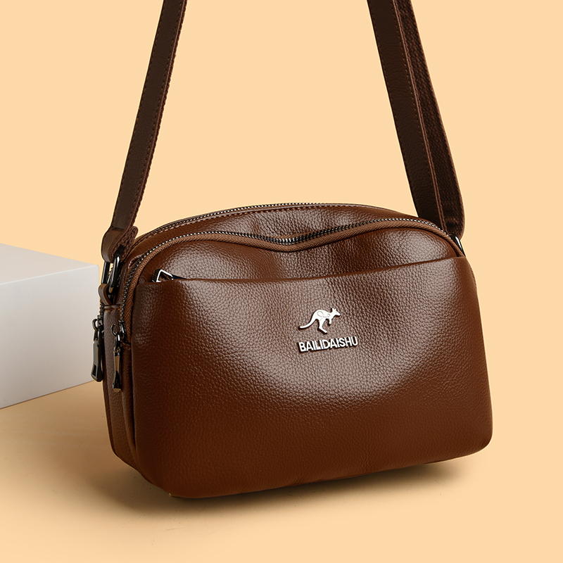Women'S Kangaroo Bags - Сумка-кенгуру из натуральной искусственной кожи, женская