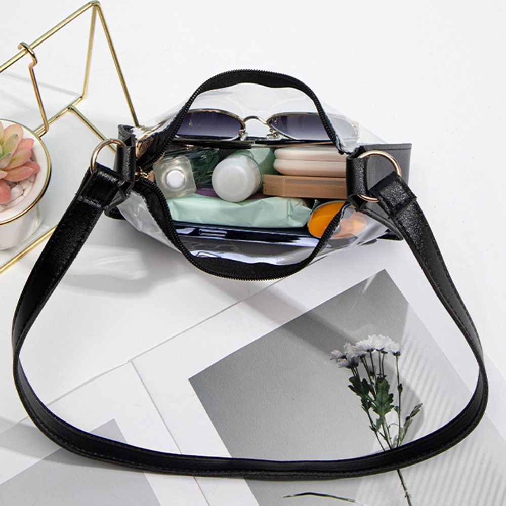 Jelly Bag Clear Pvc - Водонепроницаемая сумка через плечо, портативная, большой