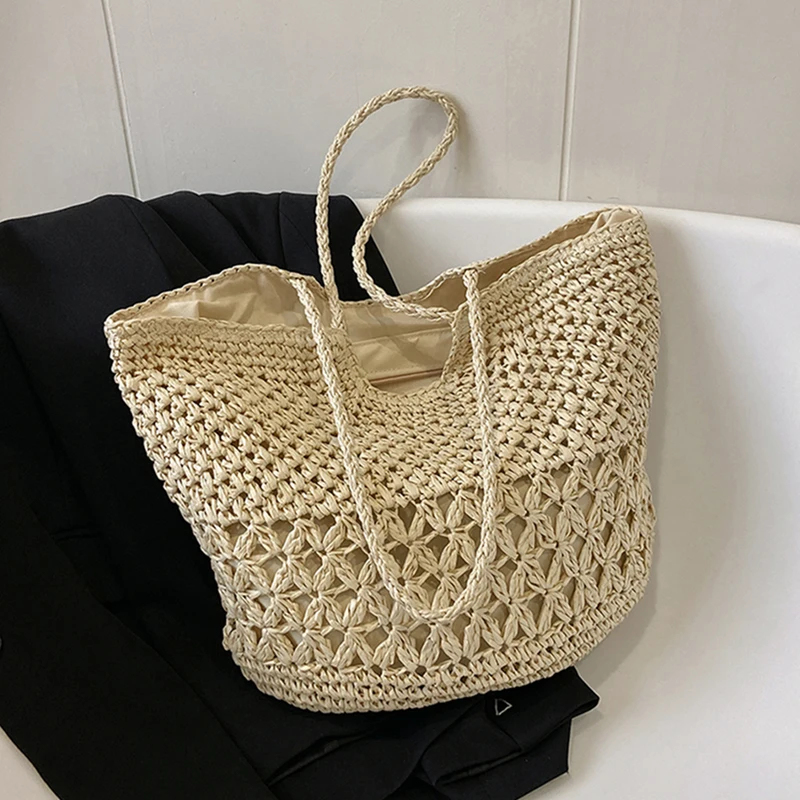 Пляжная сумка-тоут из соломы в – обзор и цена Women Bags In Trend
