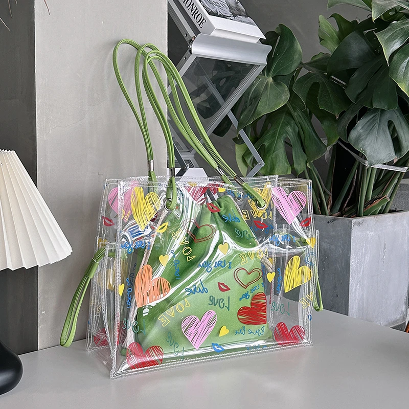 Летняя прозрачная сумка с рису – обзор и цена Jelly Bag Clear Pvc