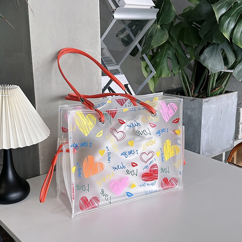 Летняя прозрачная сумка с рису – обзор и цена Jelly Bag Clear Pvc