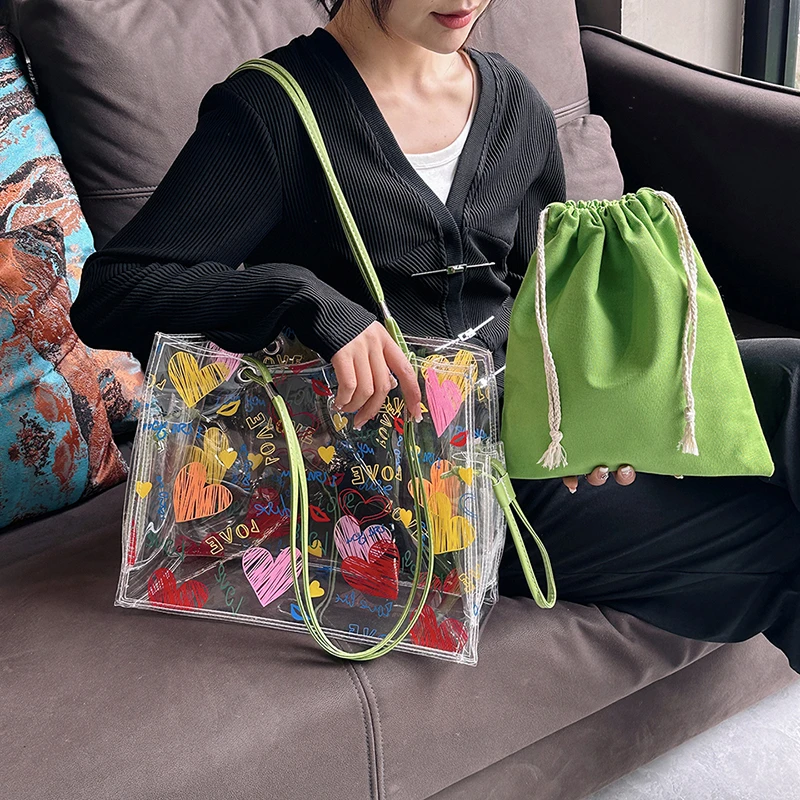 Летняя прозрачная сумка с рису – обзор и цена Jelly Bag Clear Pvc