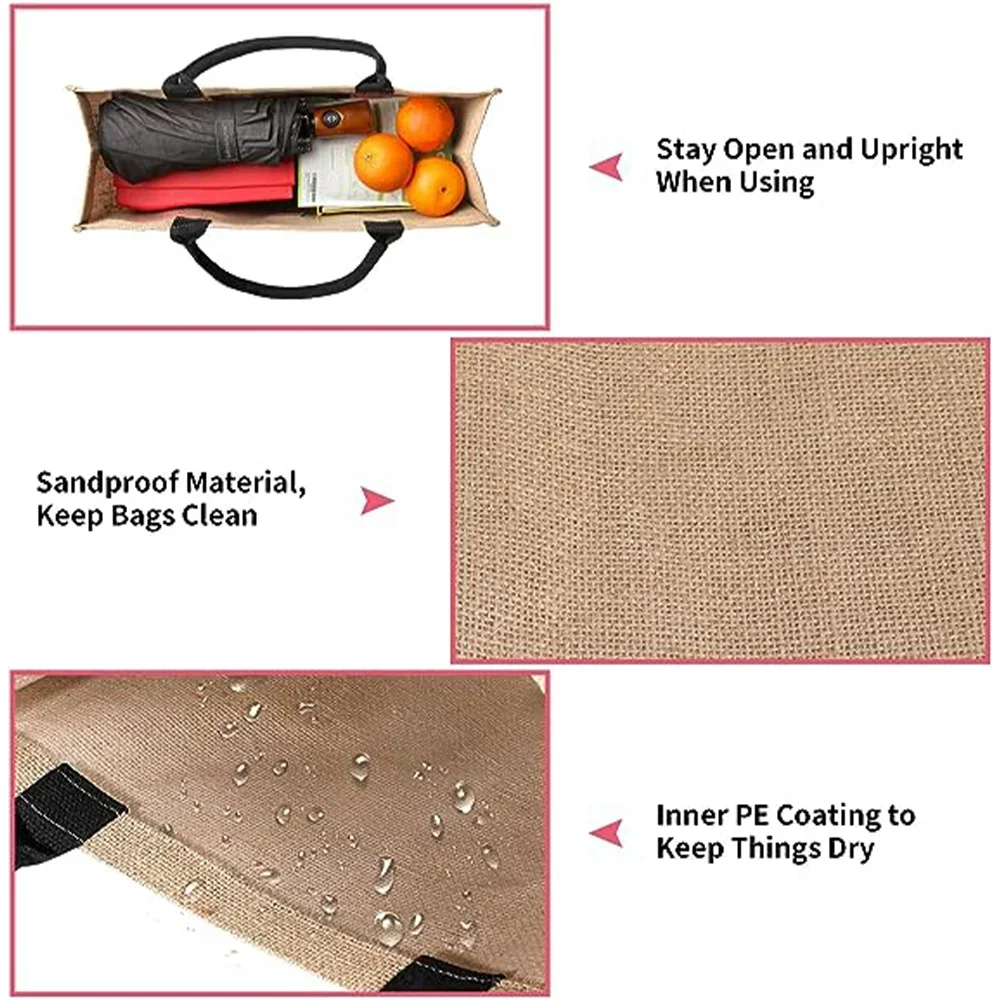 Льняная сумка-тоут с узором «С – обзор и цена Women Bags Jute