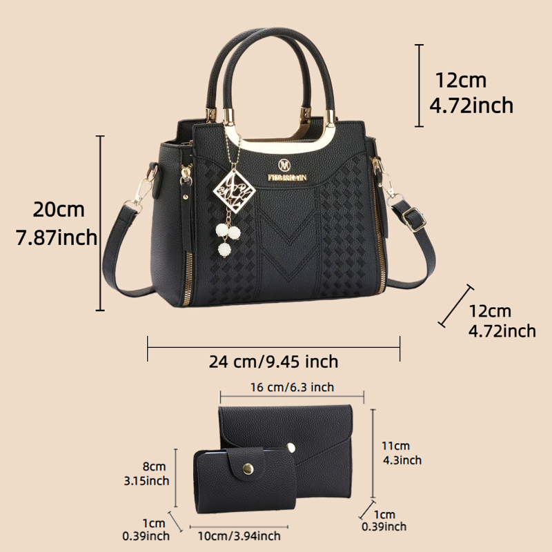 Набор из 3-х сумок из искусств – обзор и цена Women Bags Crossbody
