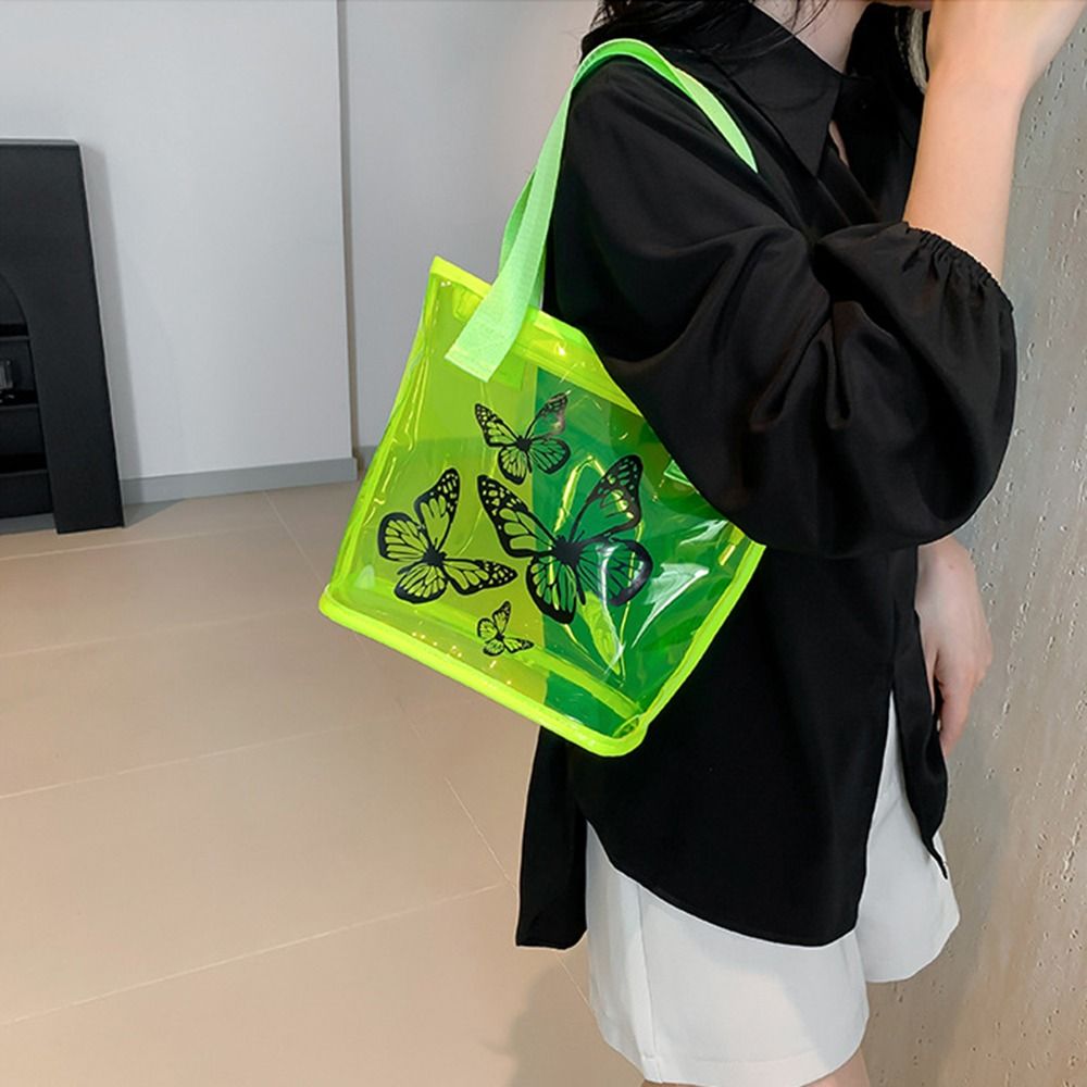 Прозрачная сумка-тоут с принто – обзор и цена Jelly Bag Clear Pvc