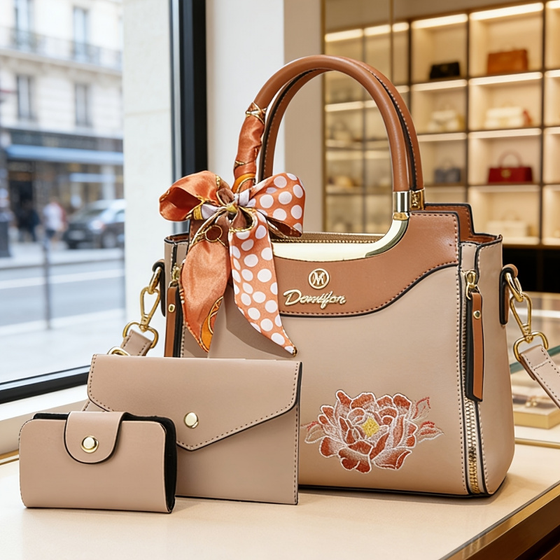 Высококачественный набор из 3  – обзор и цена Women Bags For Office Use