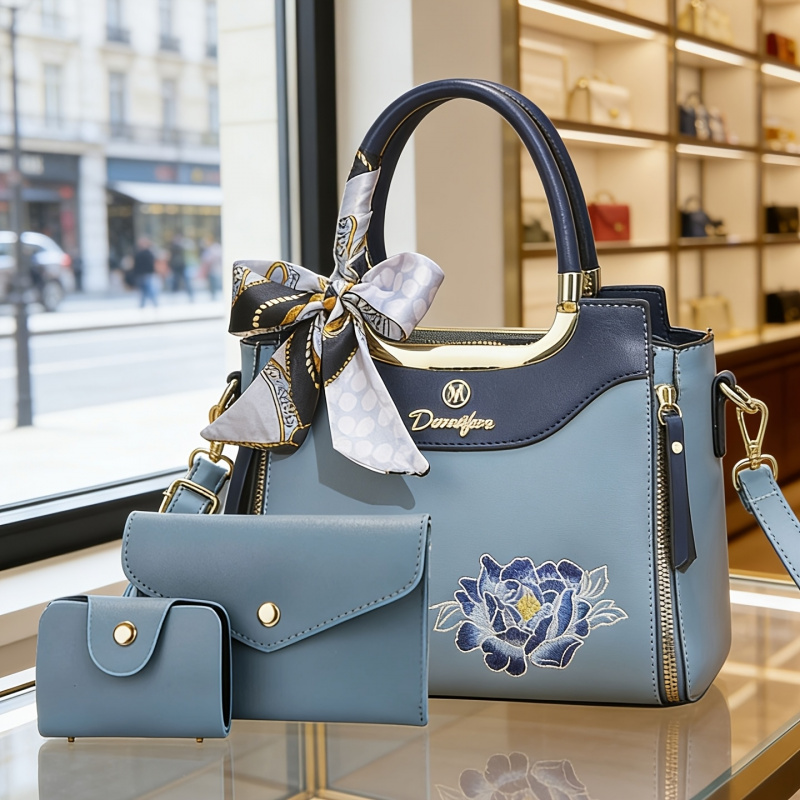 Высококачественный набор из 3  – обзор и цена Women Bags For Office Use