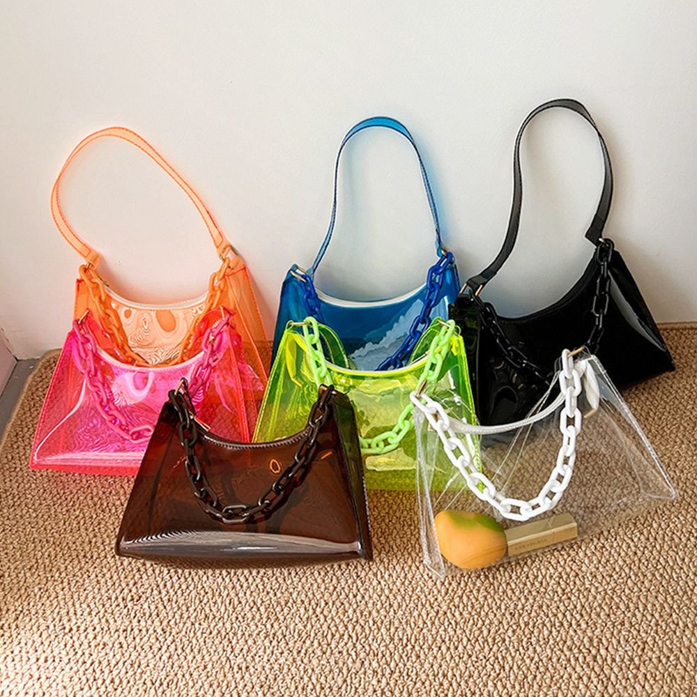 Модные женские прозрачные сумк – обзор и цена Jelly Bag Clear Pvc