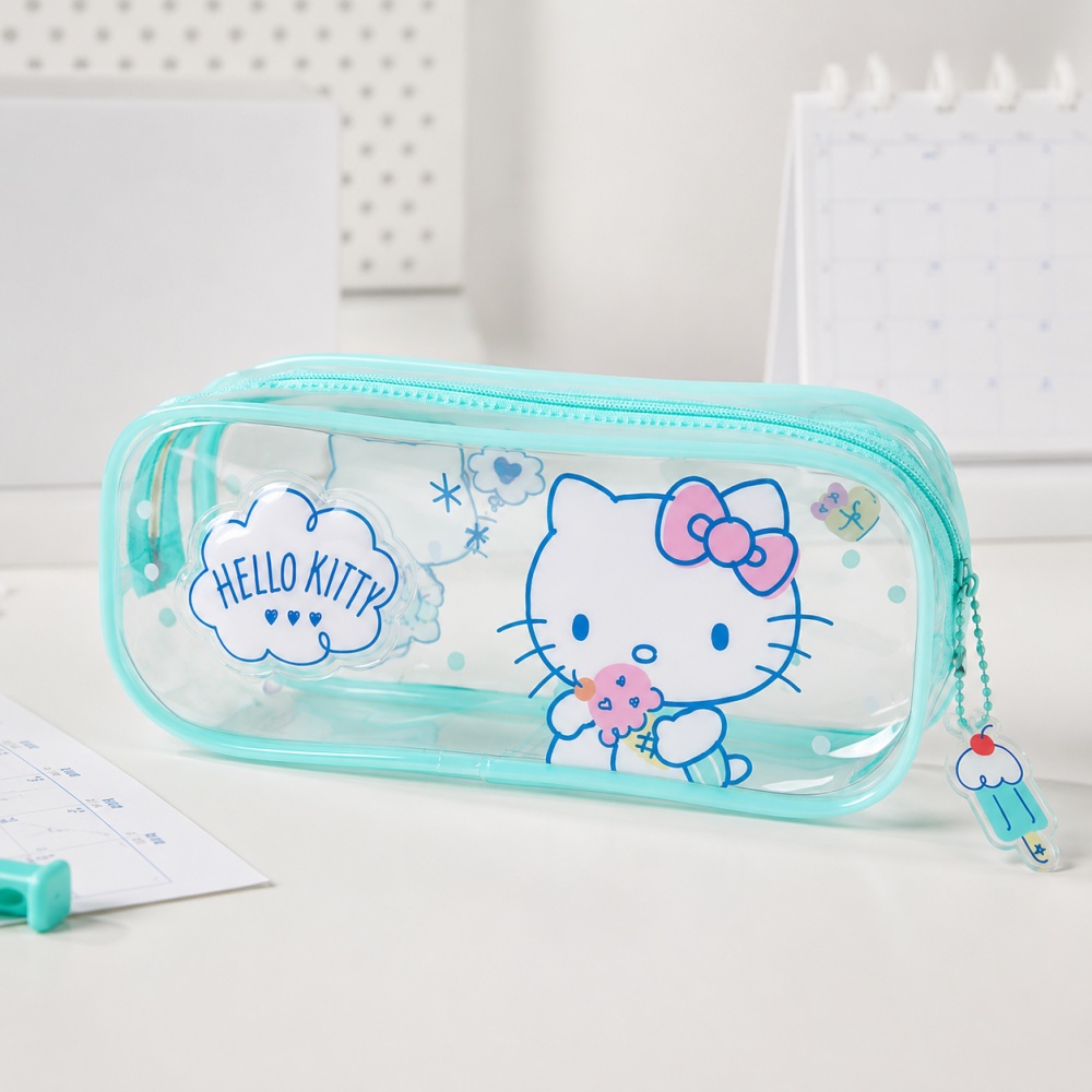 Оригинальный пенал Hello Kitty – обзор и цена Jelly Bag Clear Pvc