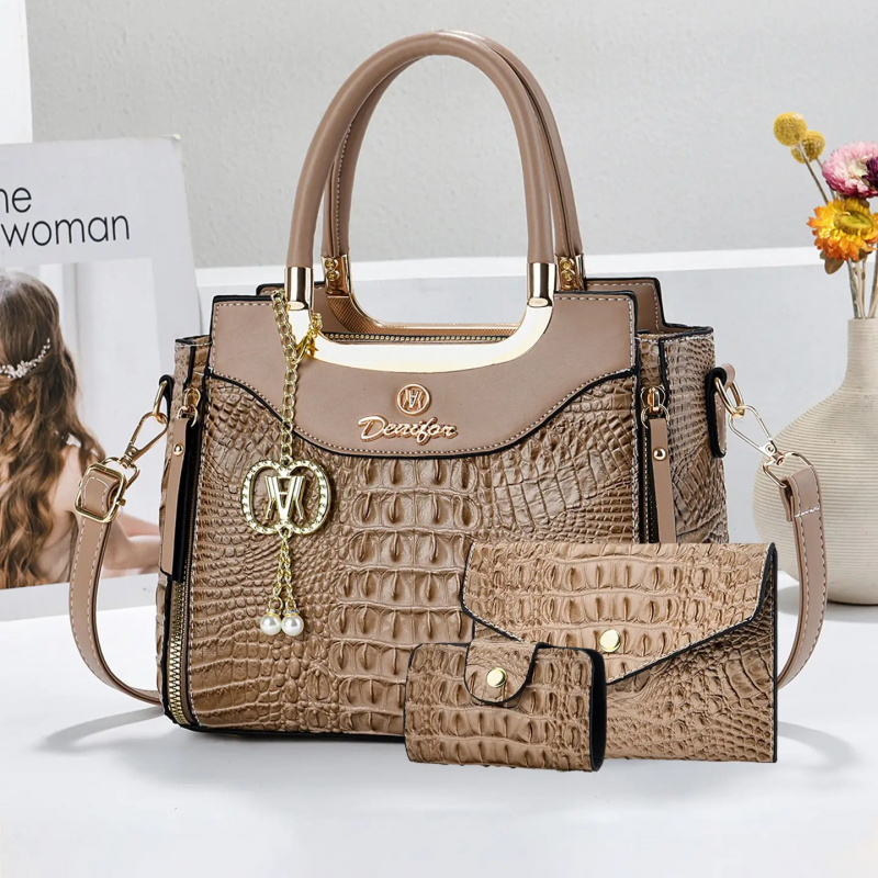 Женский набор сумок с текстуро – обзор и цена Women Bags Crossbody
