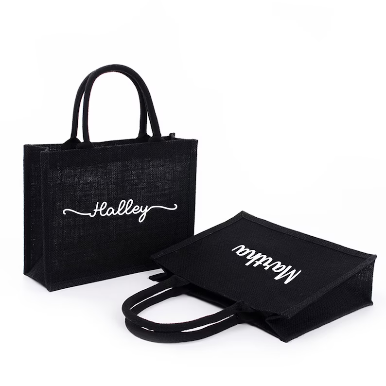 Персонализированные черные сум – обзор и цена Women Bags Jute