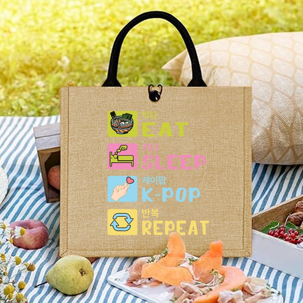 Стильная корейская сумка-тоут  – обзор и цена Women Bags Jute