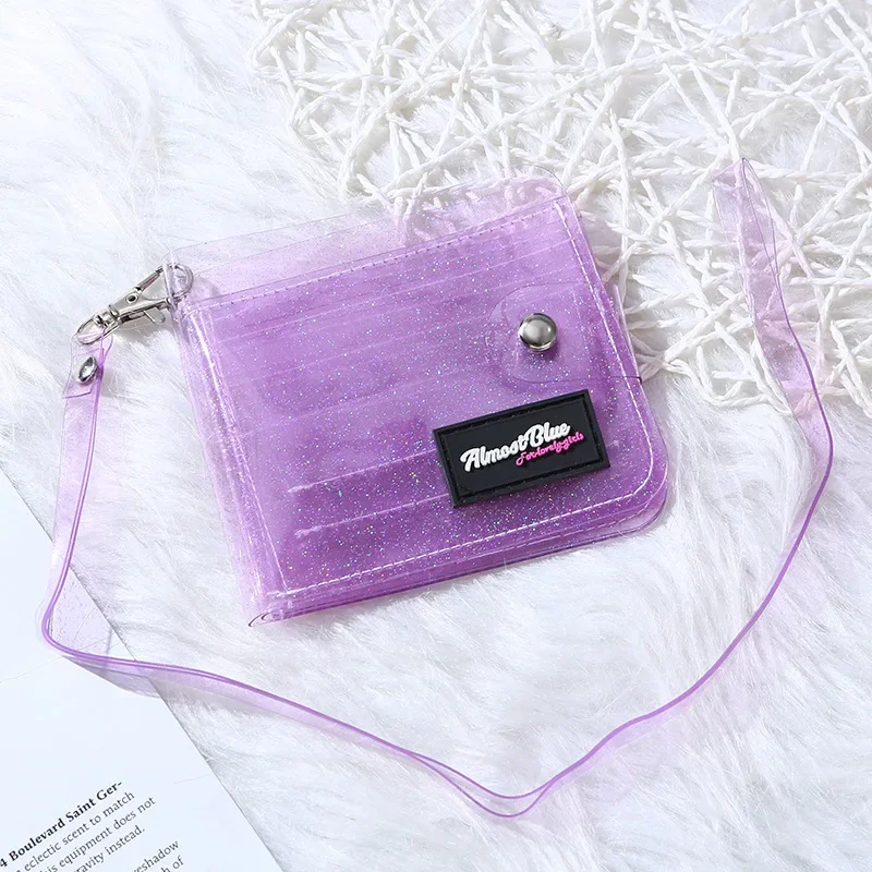 Прозрачный женский кошелек из  – обзор и цена Jelly Bag Clear Pvc