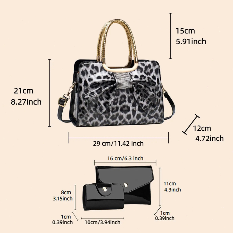 Женская сумка с леопардовым пр – обзор и цена Women Bags Crossbody